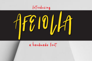 Afeiolla: A Playful Display Font for Memorable Small Business Branding