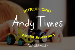 Andy Times: The Playful Handwritten Display Font for Crafters