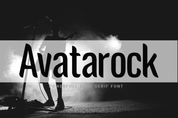 Avatarock: A Condensed Display Font for Web Designers