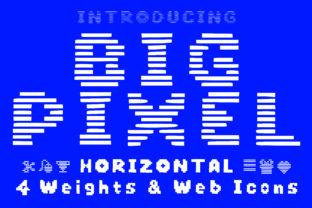 Big Pixel Horizontal: A Display Font Built for Bold Campaigns