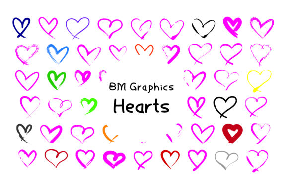 BM Graphics - Hearts: A Versatile Display Font for Brands