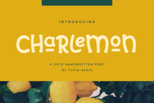 Charlemon: The Sweet Display Font for Handmade Products