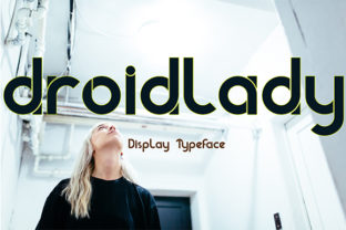 Droidlady: A Vintage Display Font for Campaign Creatives