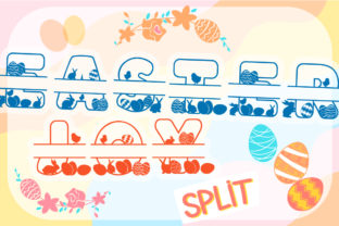 Easter Joy Split: A Playful Display Font for Web Designers