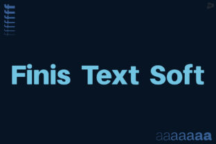 Finis Text Soft: A Geometric Sans Serif for Polished Branding