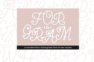 For the Gram: A Display Font Built for Digital Impression