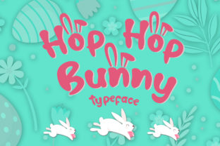 Hop Hop Bunny: A Whimsical Font for Crafters and Product Creators