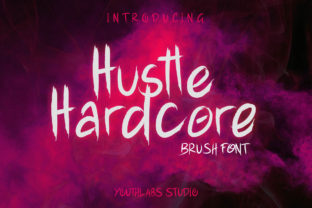 Hustle Hardcore: The Bold Display Font for Bold Campaigns
