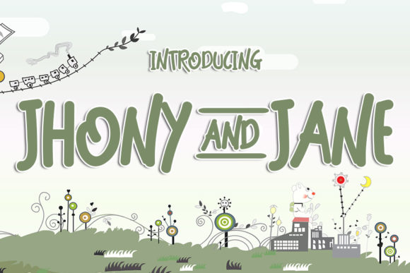 Jhony and Jane: A Bold Display Font for Marketing Creatives