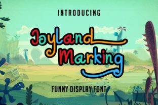 Joyland Marking: A Playful Display Font for Real Branding Projects
