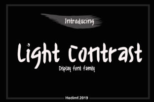 Light Contrast: A Bold Display Font for Editorial Impact