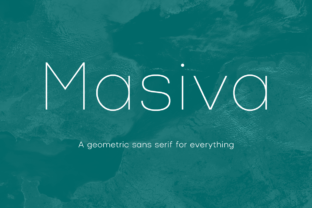 Masiva Family: A Clean Sans Serif Typeface for Business Branding
