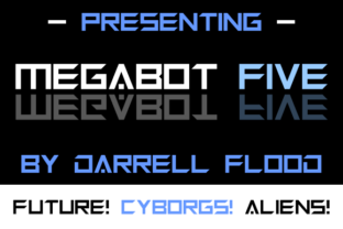 Megabot Five: A Sci-Fi Display Font for Bold Branding