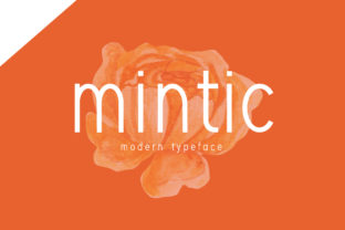 Mintic: A Display Font for Brands That Want to Feel Fresh
