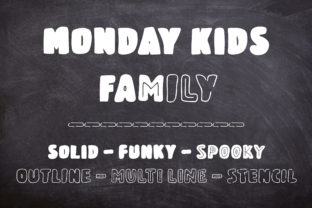 Monday Kids Family: A Playful Handwritten Font for Campaigns