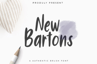 New Bartons: A Handmade Brush Font for Bold Branding