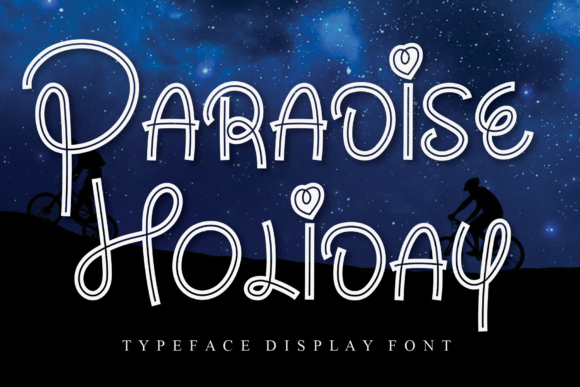 Paradise Holiday: A Playful Display Font for Editorial Design