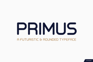 Primus: A Clean Futuristic Font for Makers