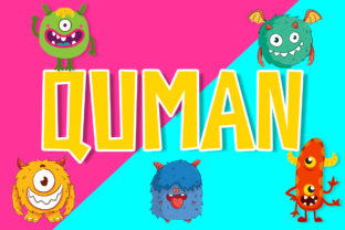 Quman: A Playful Display Font for Branding Projects