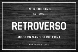 Retroverso: A Sans Serif Typeface Built for Editorial Clarity