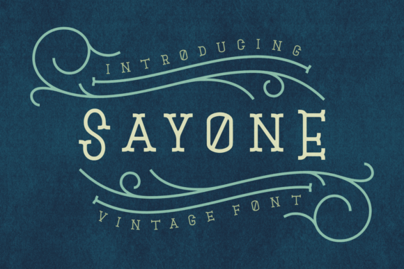 Sayone: A Distinctive Display Font for Modern Digital Campaigns