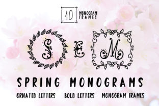 Spring Monogram: A Refined Decorative Font for Modern Web Projects