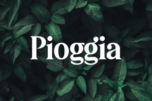 The Pioggia Display Font: Your New Secret Weapon for Handmade Product Design